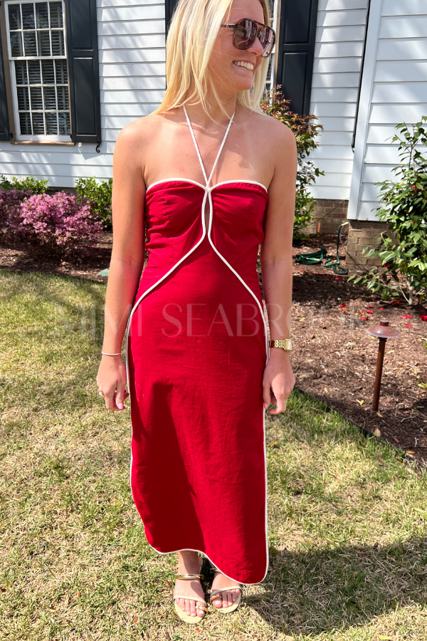 Romy dress, red