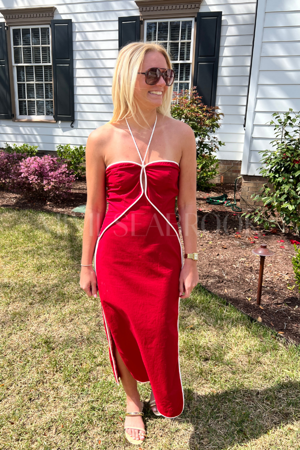 Romy dress, red