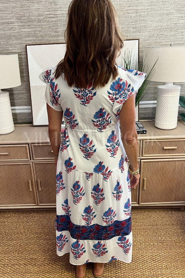 Rosa Dress, Ultramarine by Victoria Dunn