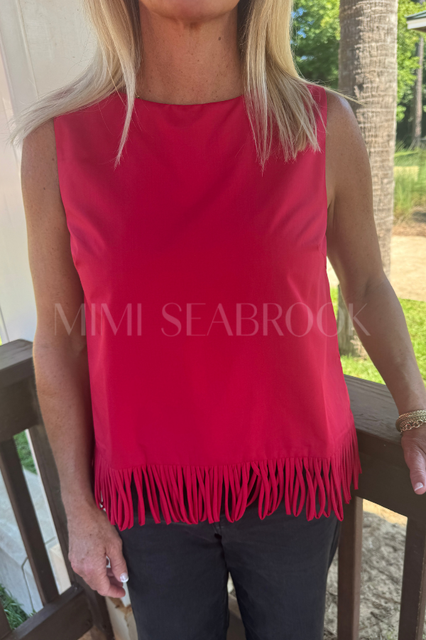 Rosie top, red