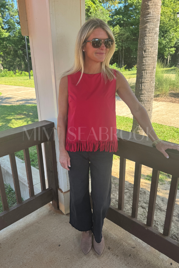Rosie top, red