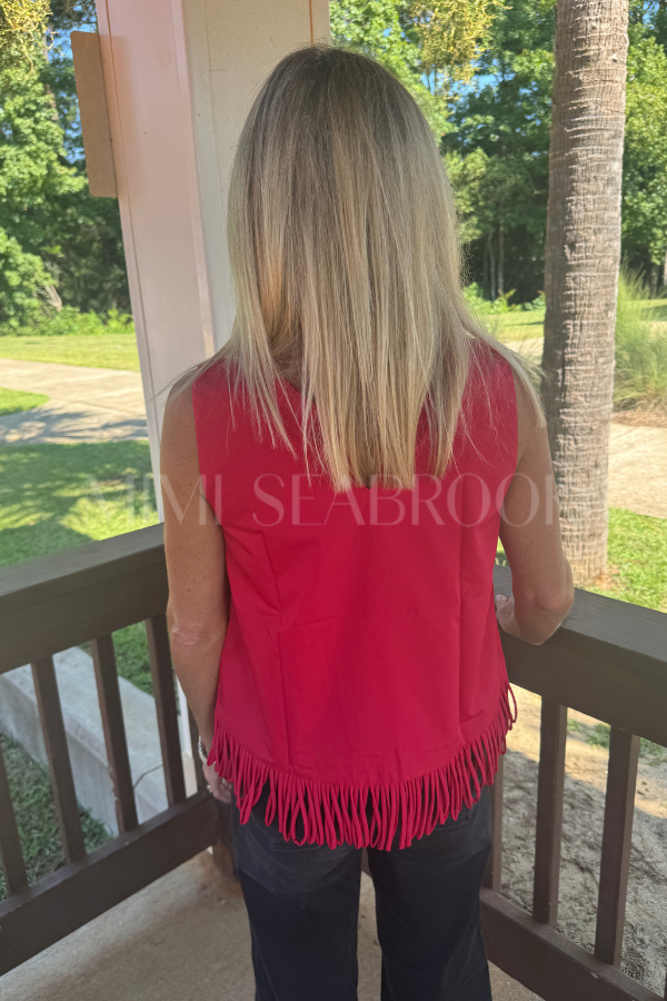 Rosie top, red
