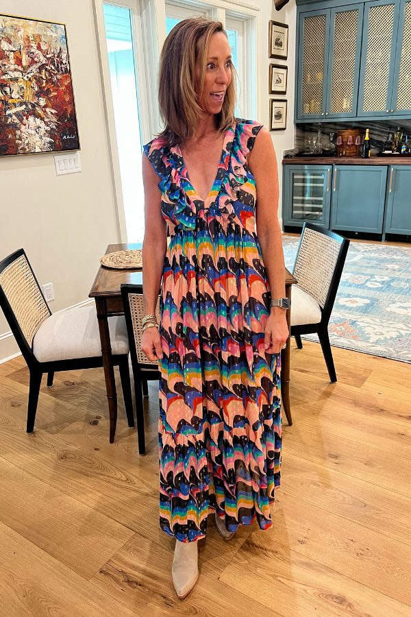 Oliphant maxi dress top