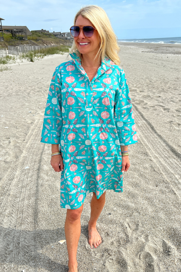 Sallie dress, teal