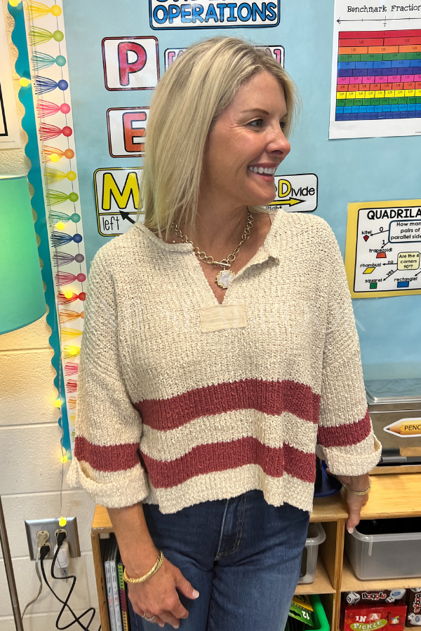 Sabine sweater, magenta