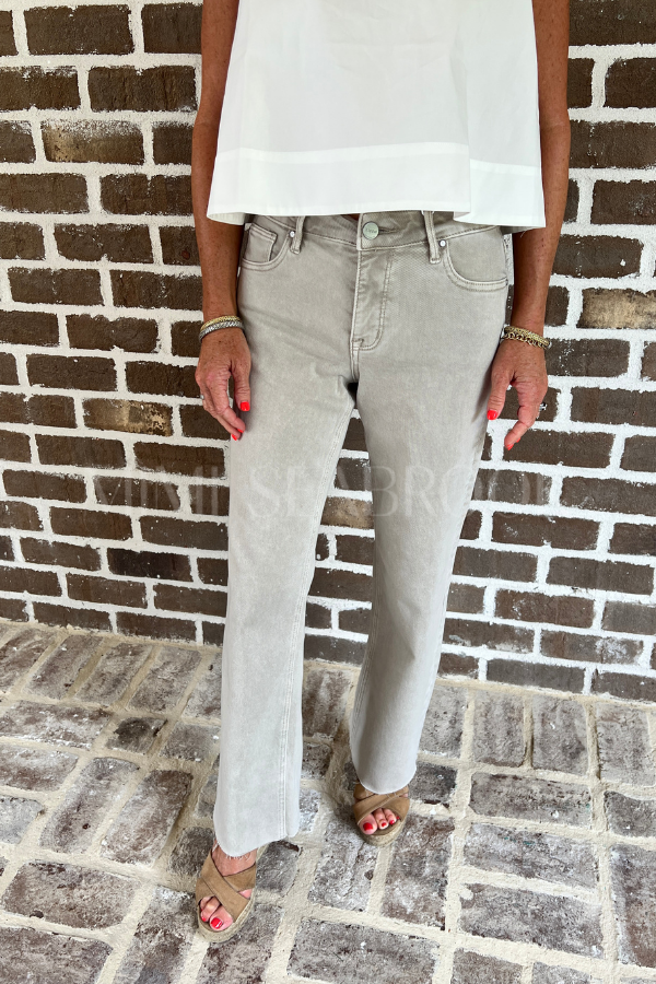 Sabrina straight jeans, almond