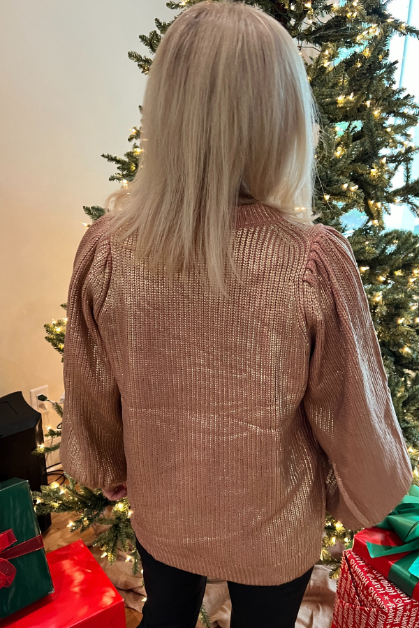 Sadie sweater, blush