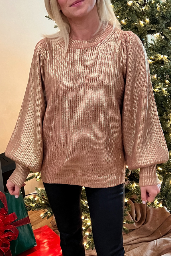 Sadie sweater, blush