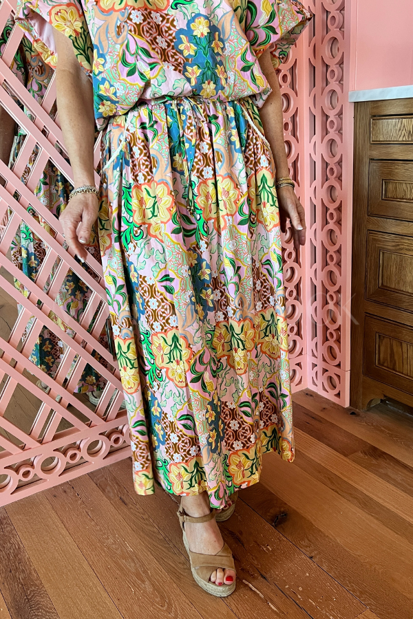 Saint Claire skirt & top set