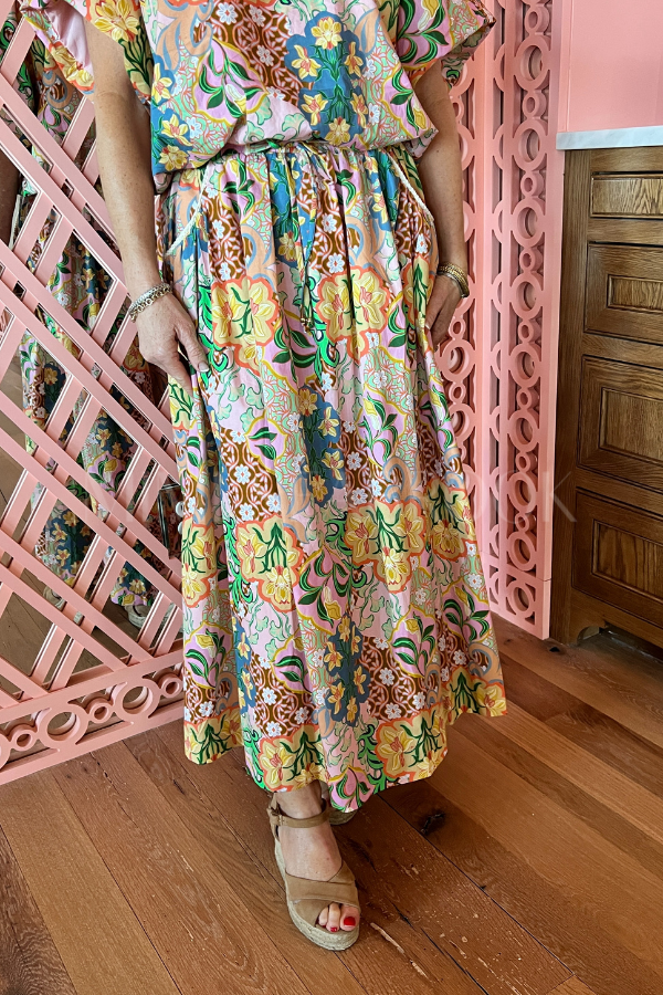 Saint Claire skirt & top set