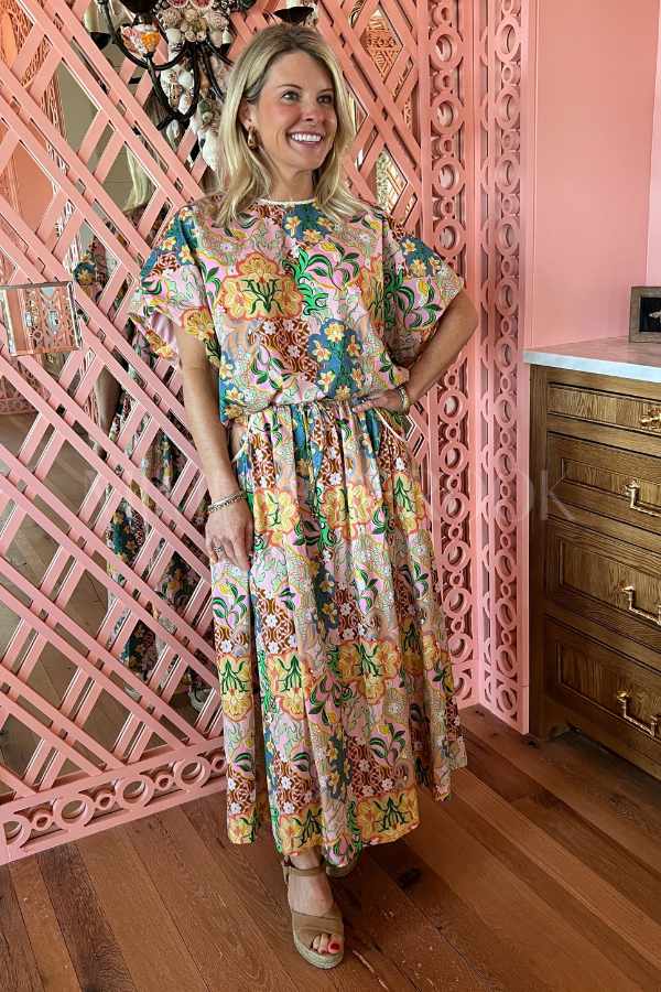 Saint Claire skirt & top set