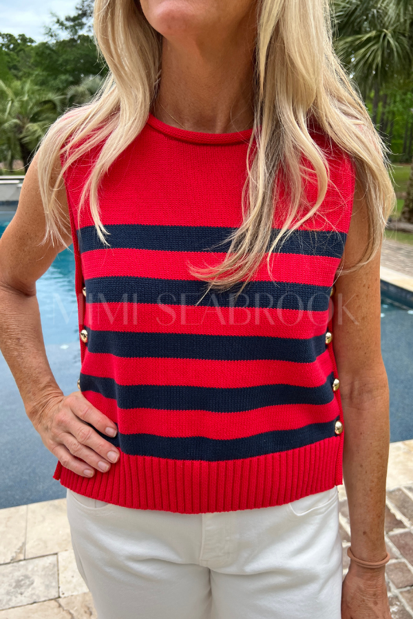 Salem top, red