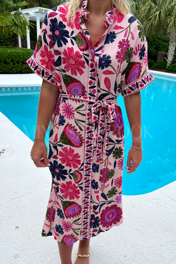 Sandford dress, pink