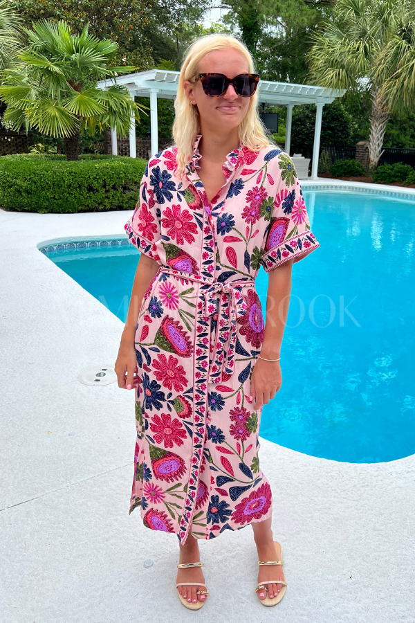 Sandford dress, pink