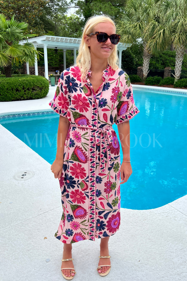 Sandford dress, pink