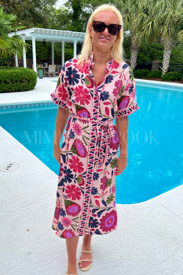 Sandford dress, pink