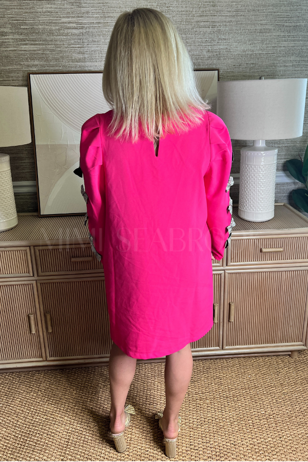 Sara Kate dress, hot pink