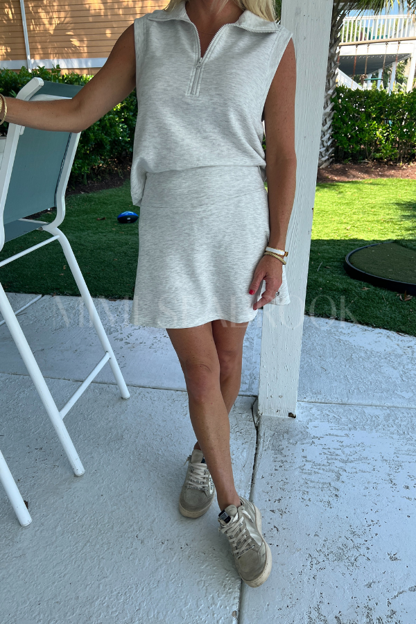 Sarah skort, grey