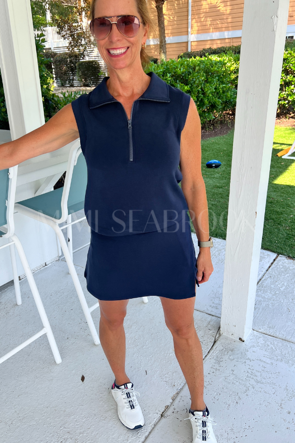 Sarah skort, navy