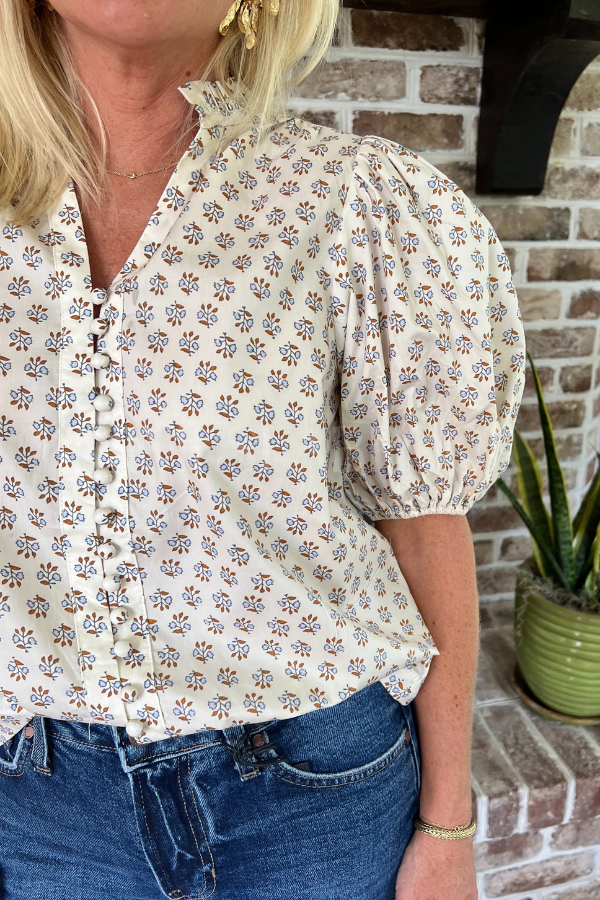 Sareea top, cream