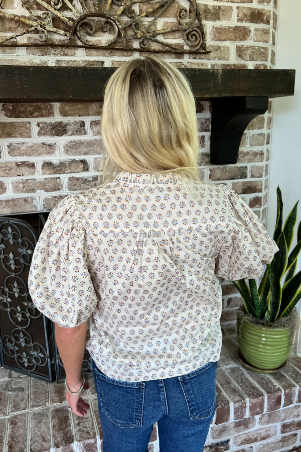 Sareea top, cream