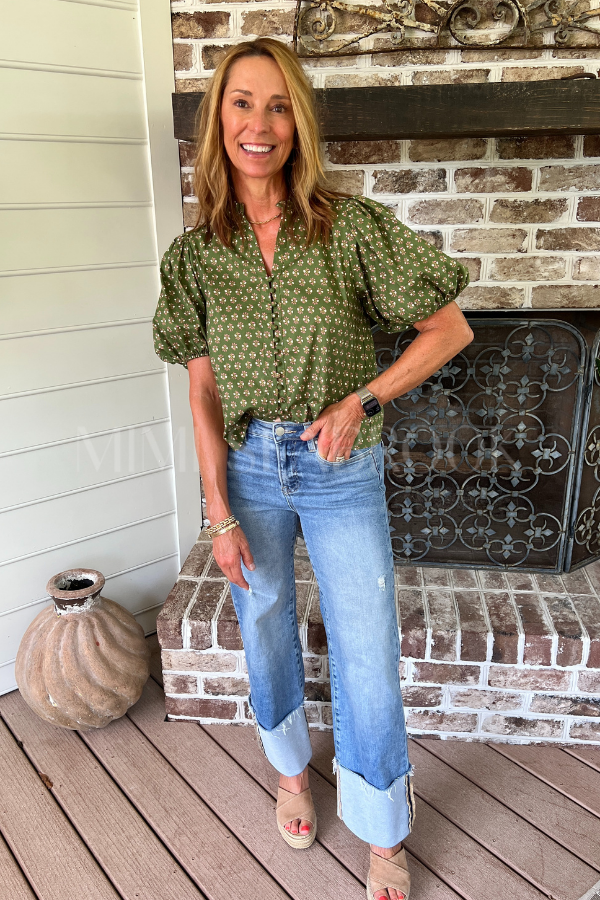 Sareea top, olive