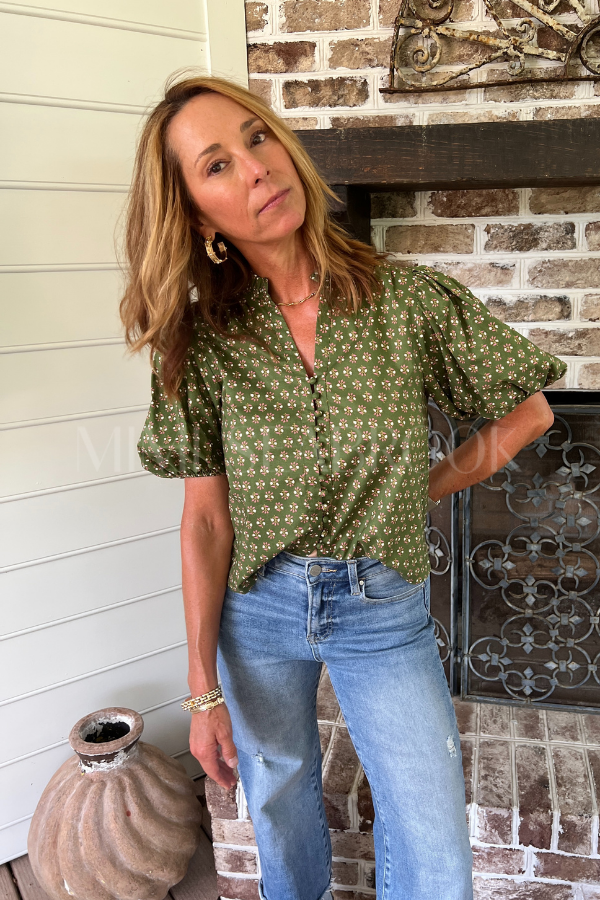Sareea top, olive