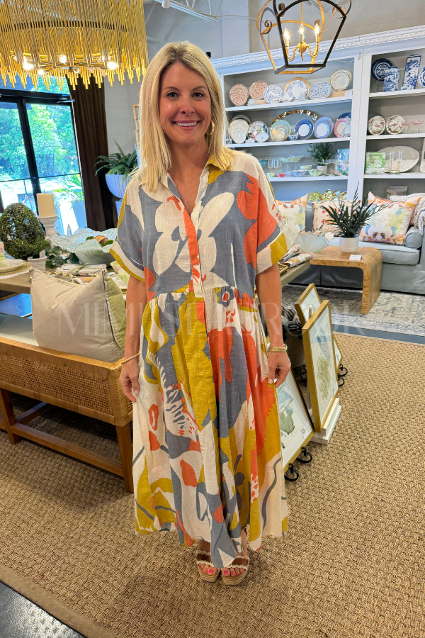 Schafer dress, multi