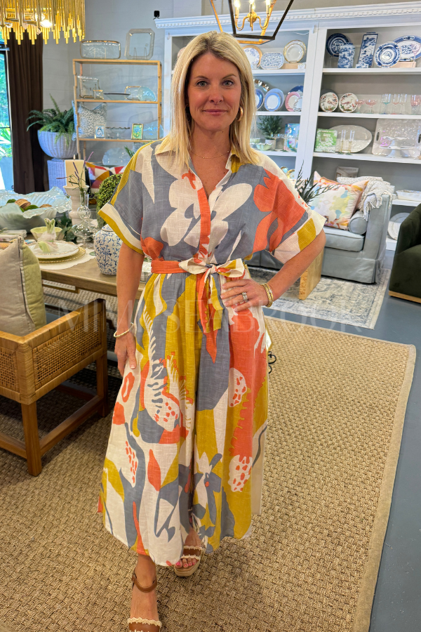 Schafer dress, multi