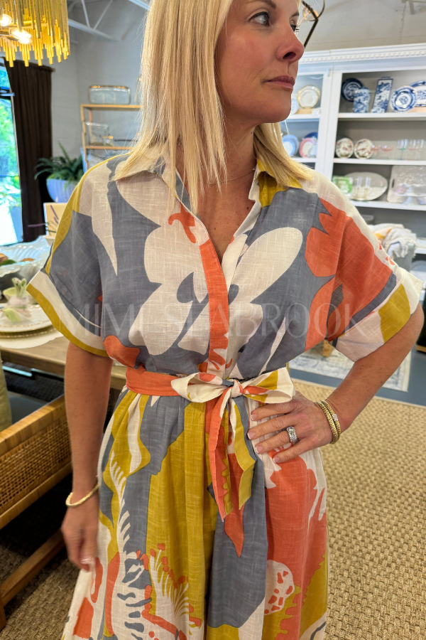 Schafer dress, multi