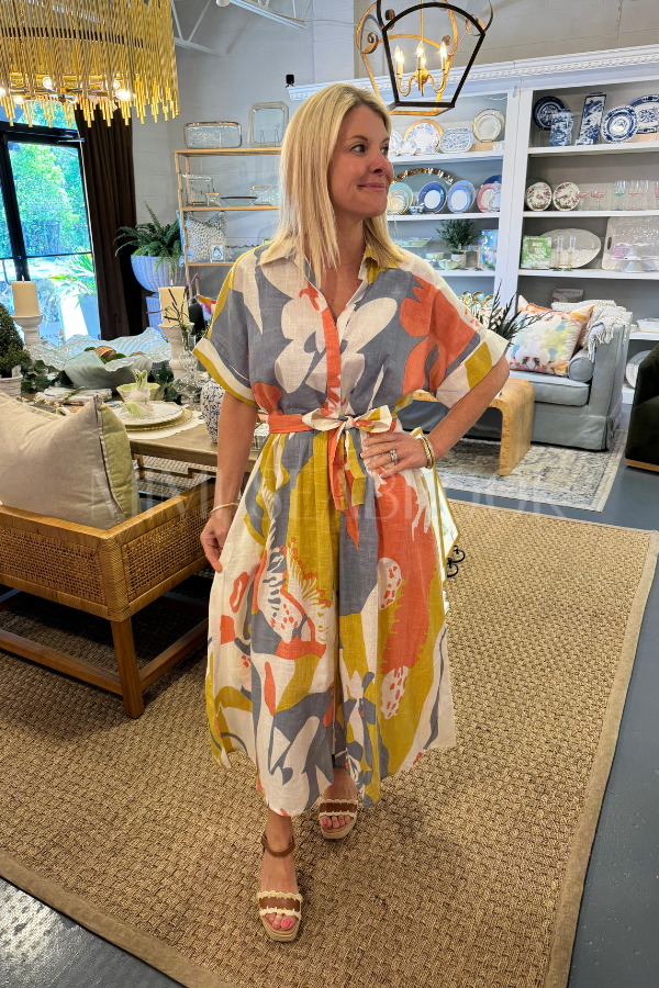 Schafer dress, multi