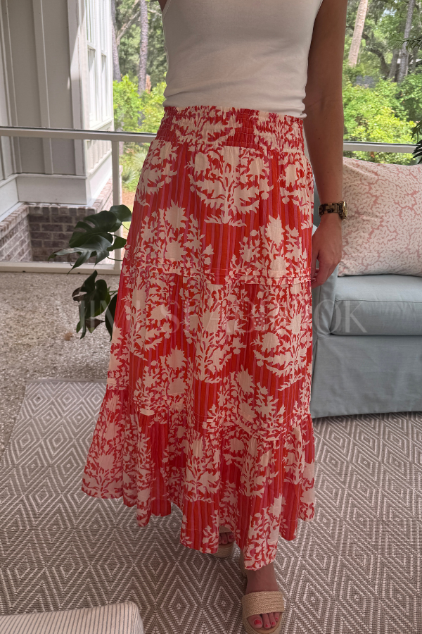 Seaside skirt, orange