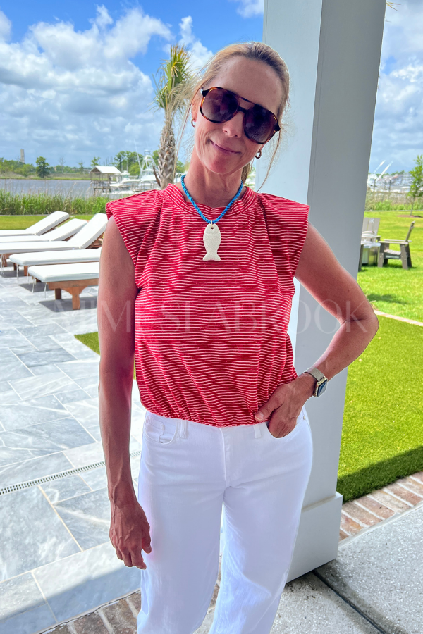 Sedona top, red