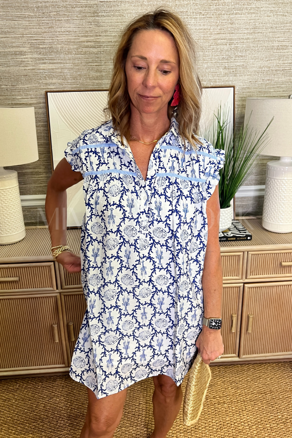 Sellers dress, blue