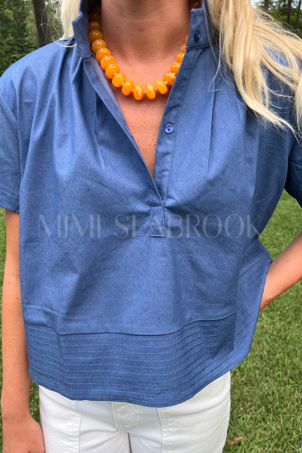 Selma necklace, orange
