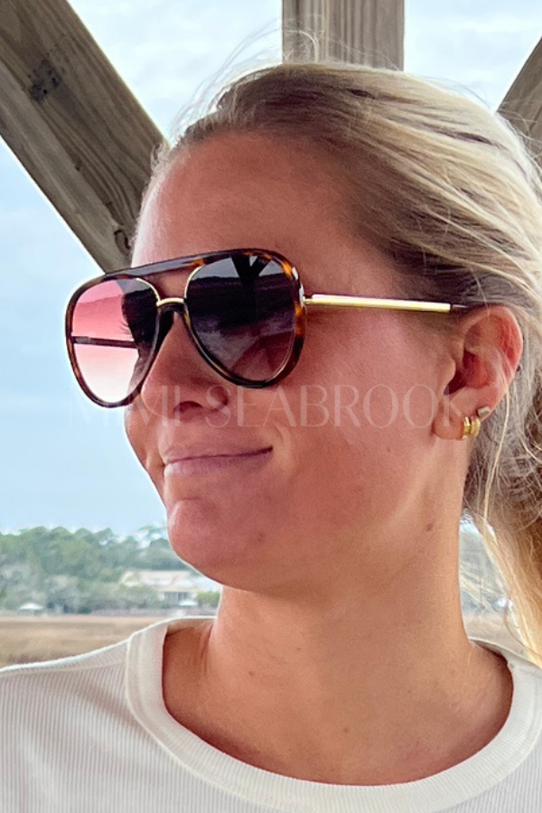 Shay sunglasses, tortoise/gradient brown by Freyrs