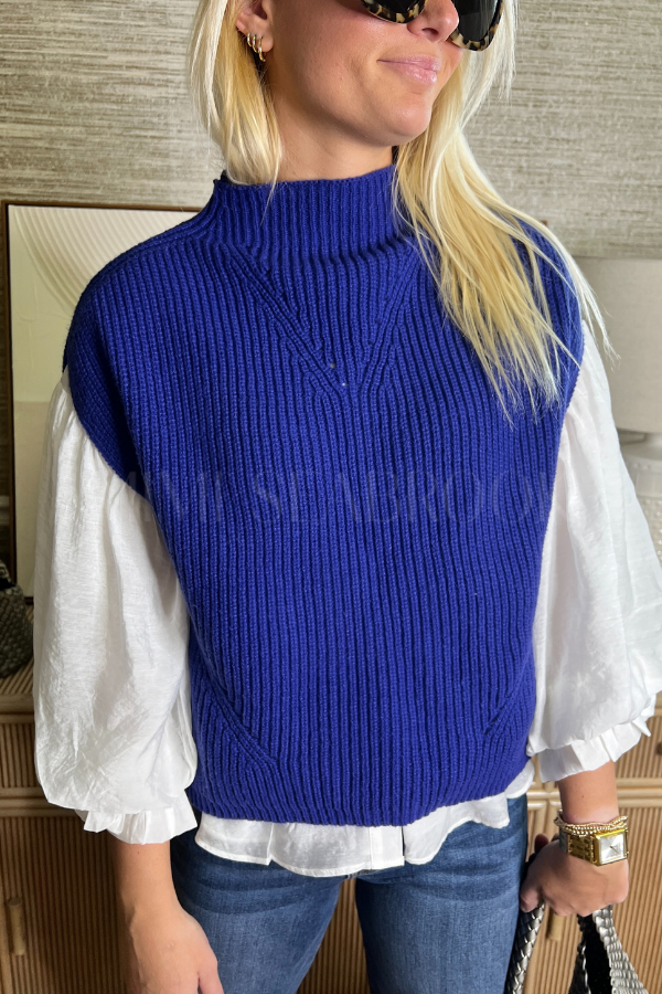 Shelby sweater, blue