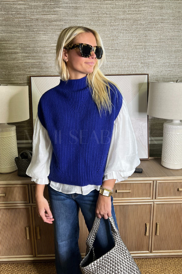 Shelby sweater, blue