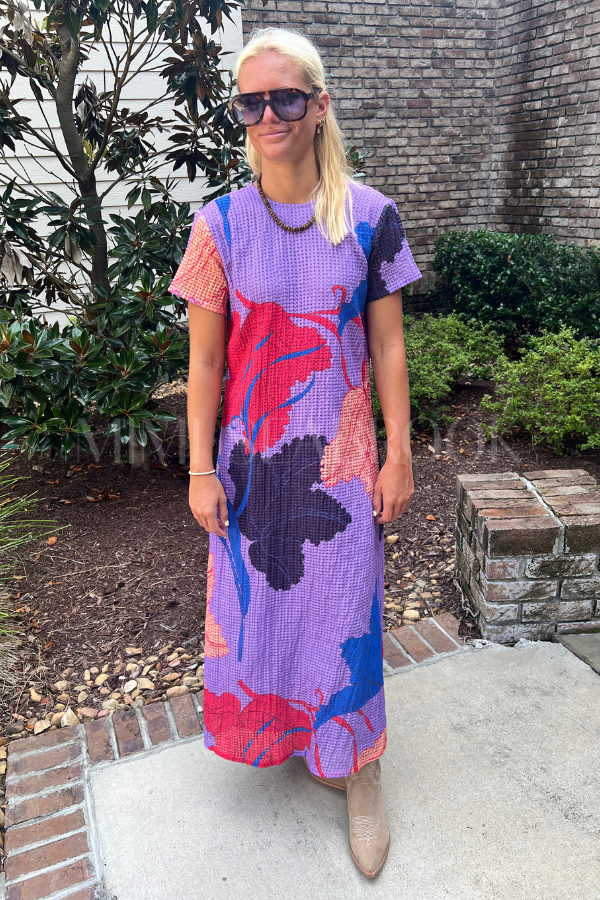 Shift Maxi Dress, Hague Lavender by Oliphant