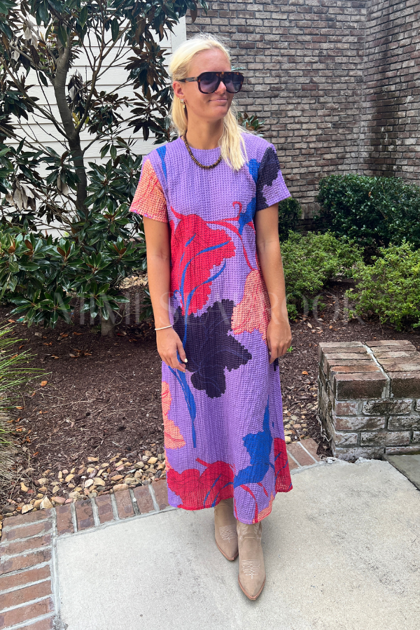 Shift Maxi Dress, Hague Lavender by Oliphant