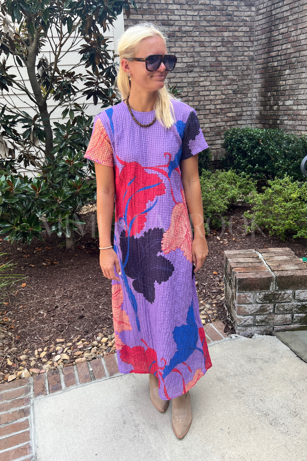 Shift Maxi Dress, Hague Lavender by Oliphant