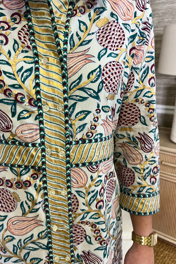 Shirt Maxi Dress, Tupl Teal by Oliphant