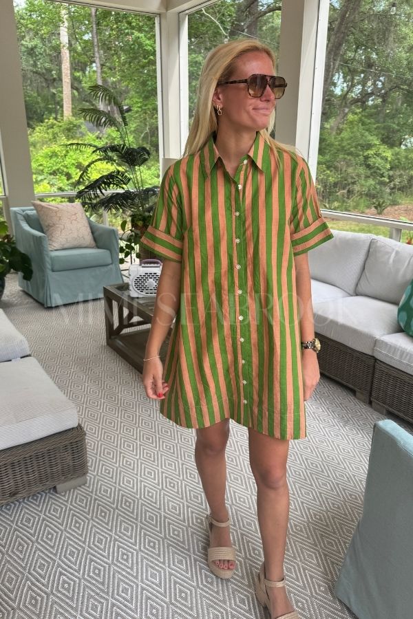 Shoreham dress, green