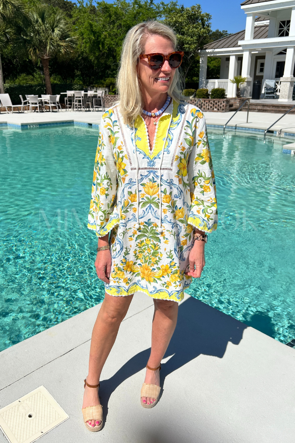 Sicily Mini Dress by Farm Rio