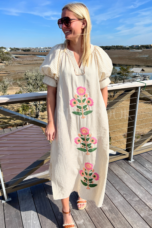 Simeone dress, oatmeal