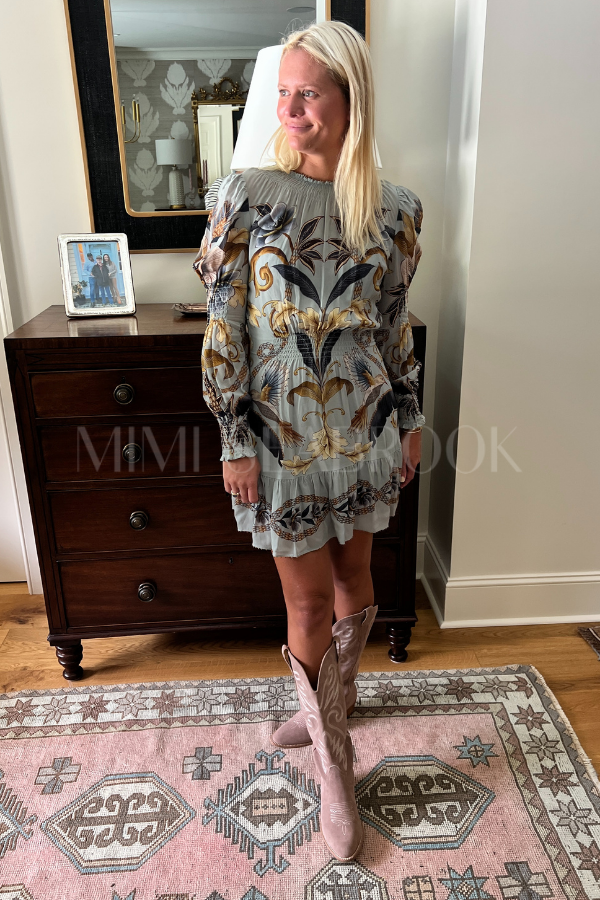 Snake Garden Mini Dress by FARM RIO