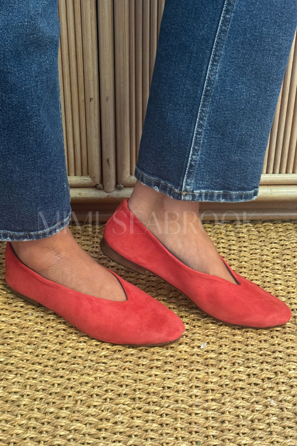 Soho Ballet Flats, red