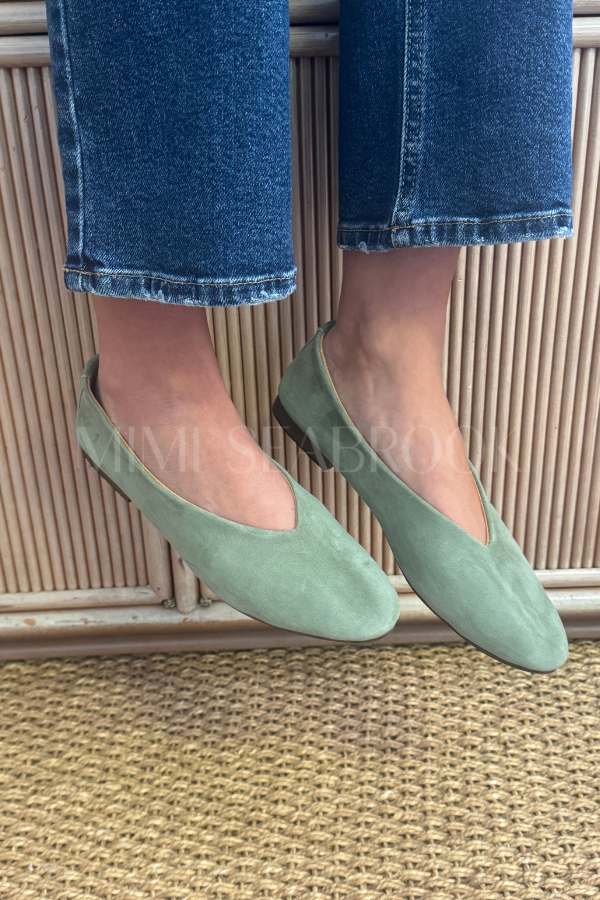 Soho Ballet Flats, sage