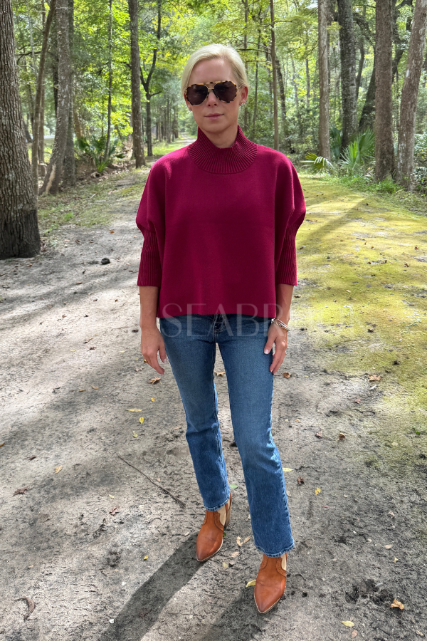 Sophia Sweater, bordeaux