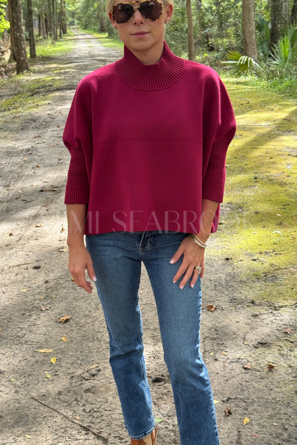 Sophia Sweater, bordeaux